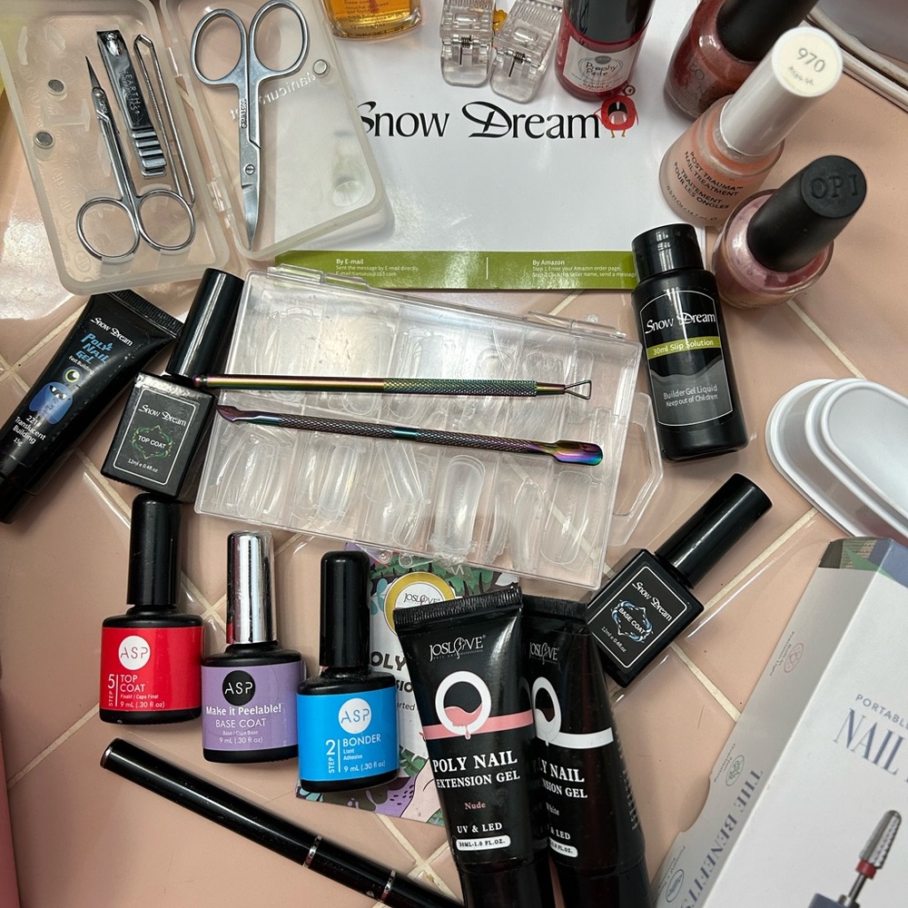Gel nail collection several brands